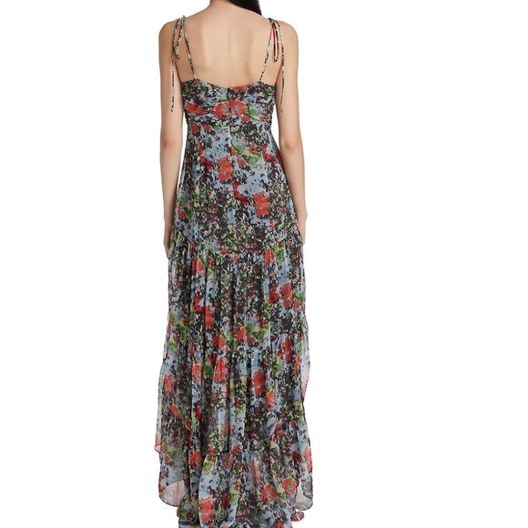 Cinq à Sept Riki Tiered Floral Maxi Dress - Picture 4 of 9